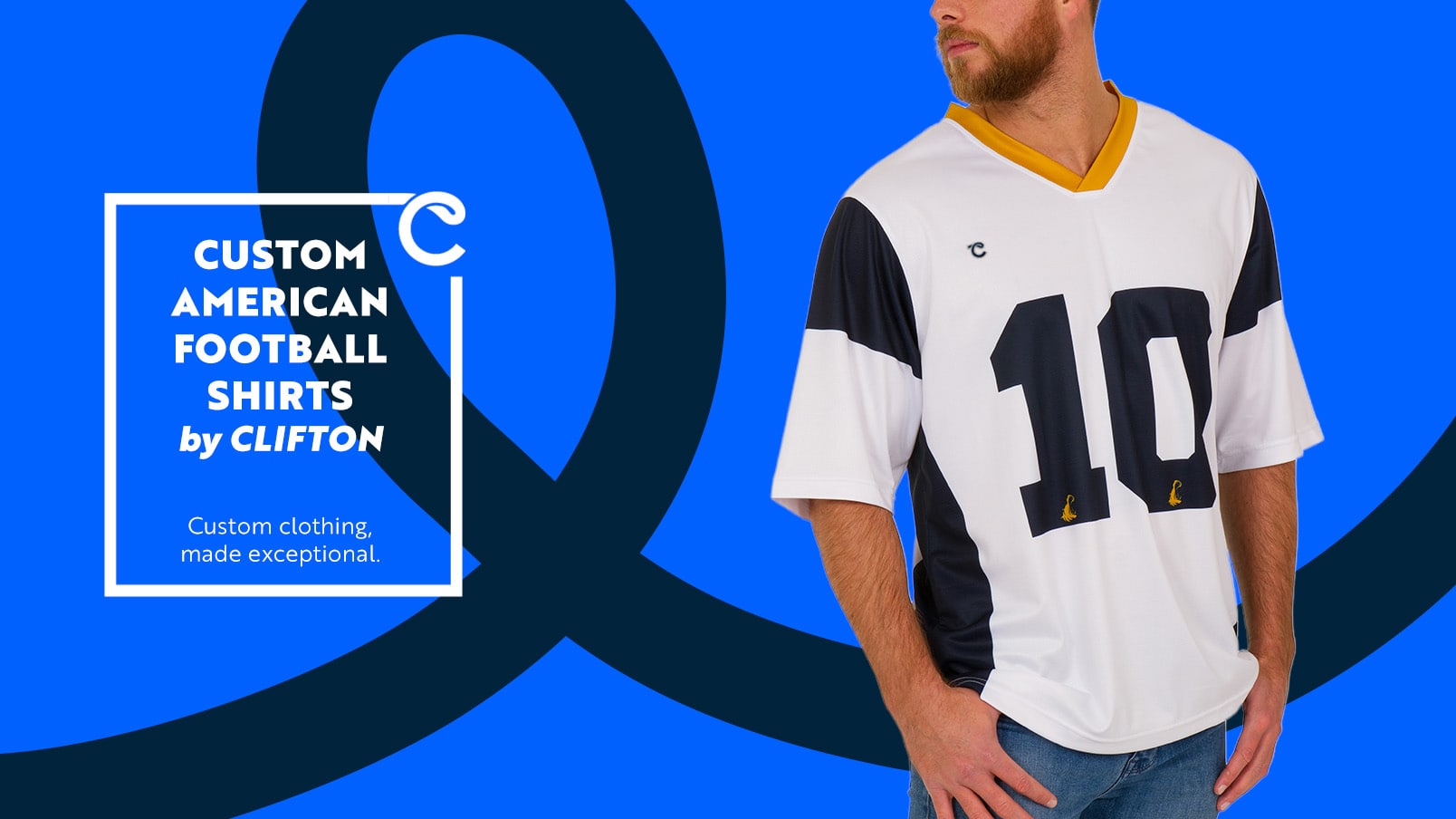 CLIFTON Russell Custom American Football Jersey